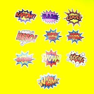 3/$20 brand new 10pcs waterproof funny stickers